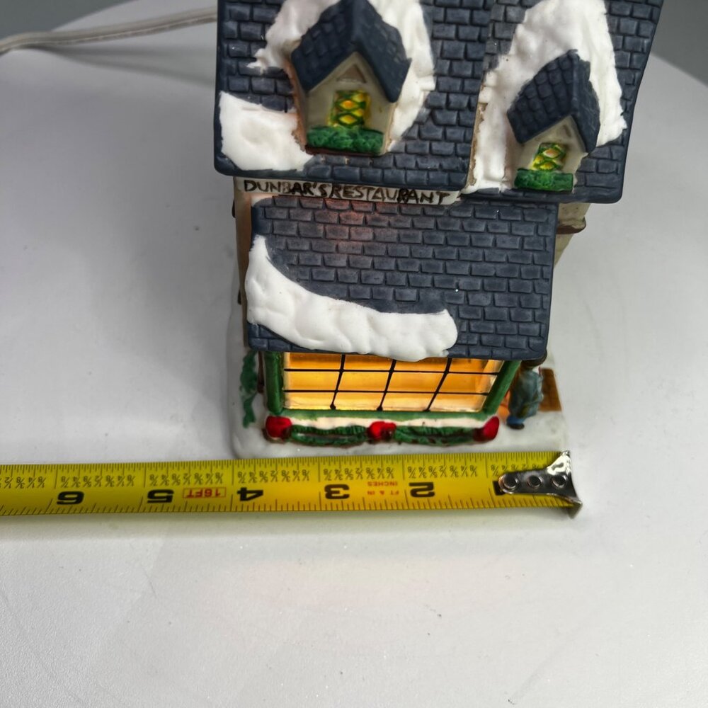 Chadwick-Miller Dunbars Restaurant Christmas Village Lighted Building 1997 - Picture 12 of 14